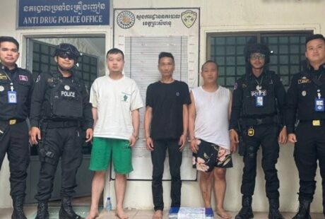 西港3名中国男子涉嫌贩毒被捕