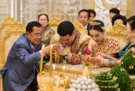 柬埔寨富豪李永法儿子结婚 洪森洪马内到场祝贺