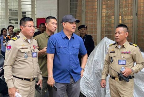 现场图集：金边炳发城枪击案凶手被捕