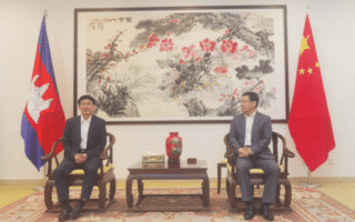 海南省常务副省长沈丹阳率团访问柬埔寨