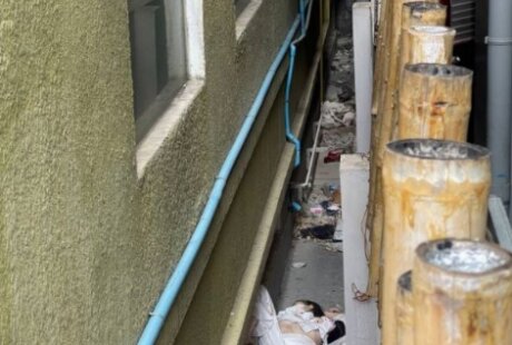 金边一名外国女子坠楼身亡