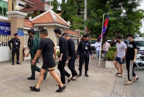 金边绑架案5名涉案人员被送入监狱