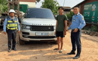 金边市两名嫌犯越狱逃跑