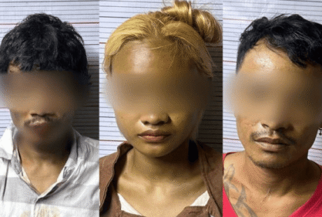 金边警方抓获3名专抢外国游客的抢劫犯